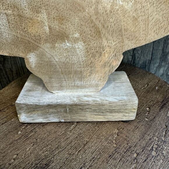 Rustic Turkey Thanksgiving Decor Mango Wood NEW FAST SHIP - Picture 5 of 6